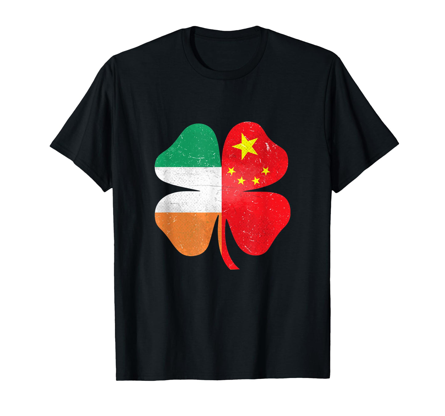 Chinese Irish Shamrock China Ireland St. Patrick's Day T-Shirt