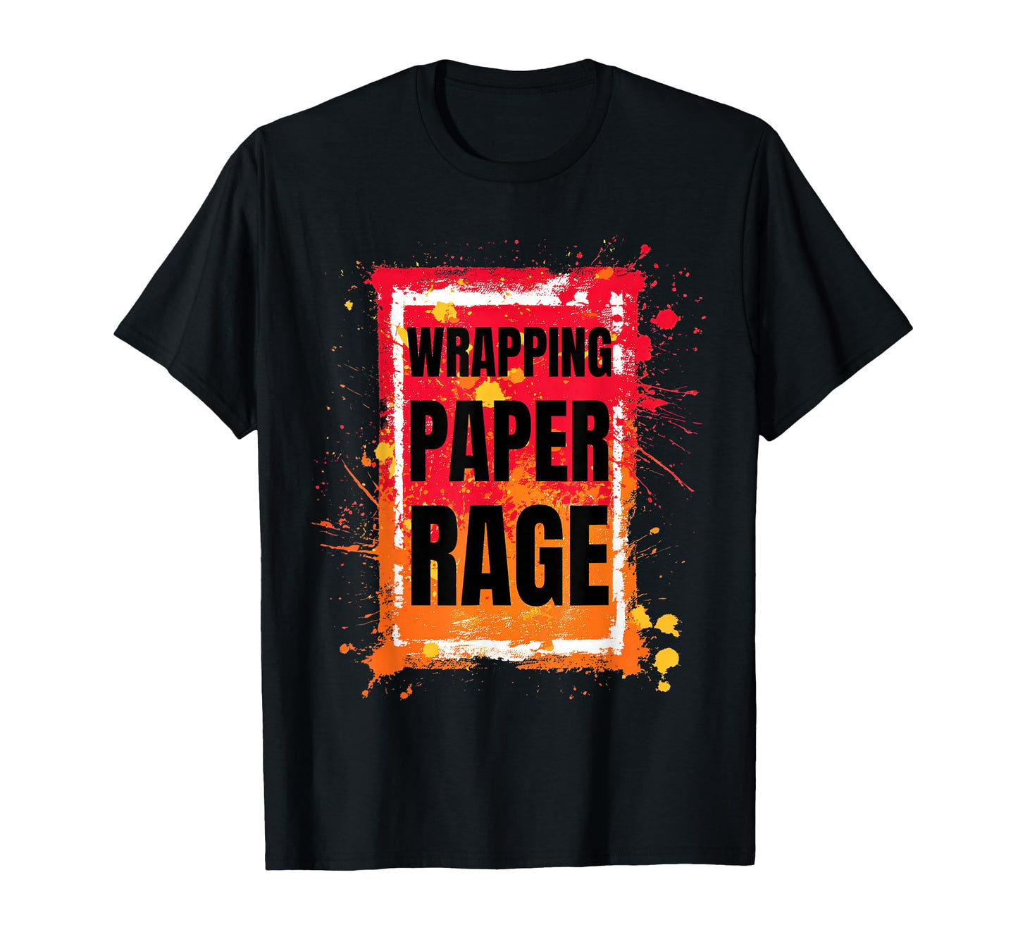 Funny Wrapping Paper Rage Statement Costume T-Shirt