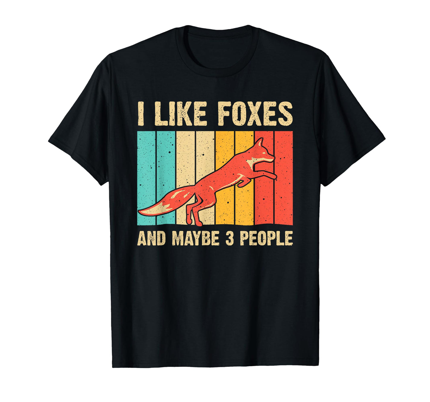 Funny Fox Design For Fox Lovers Men Women Kids Introverts T-Shirt