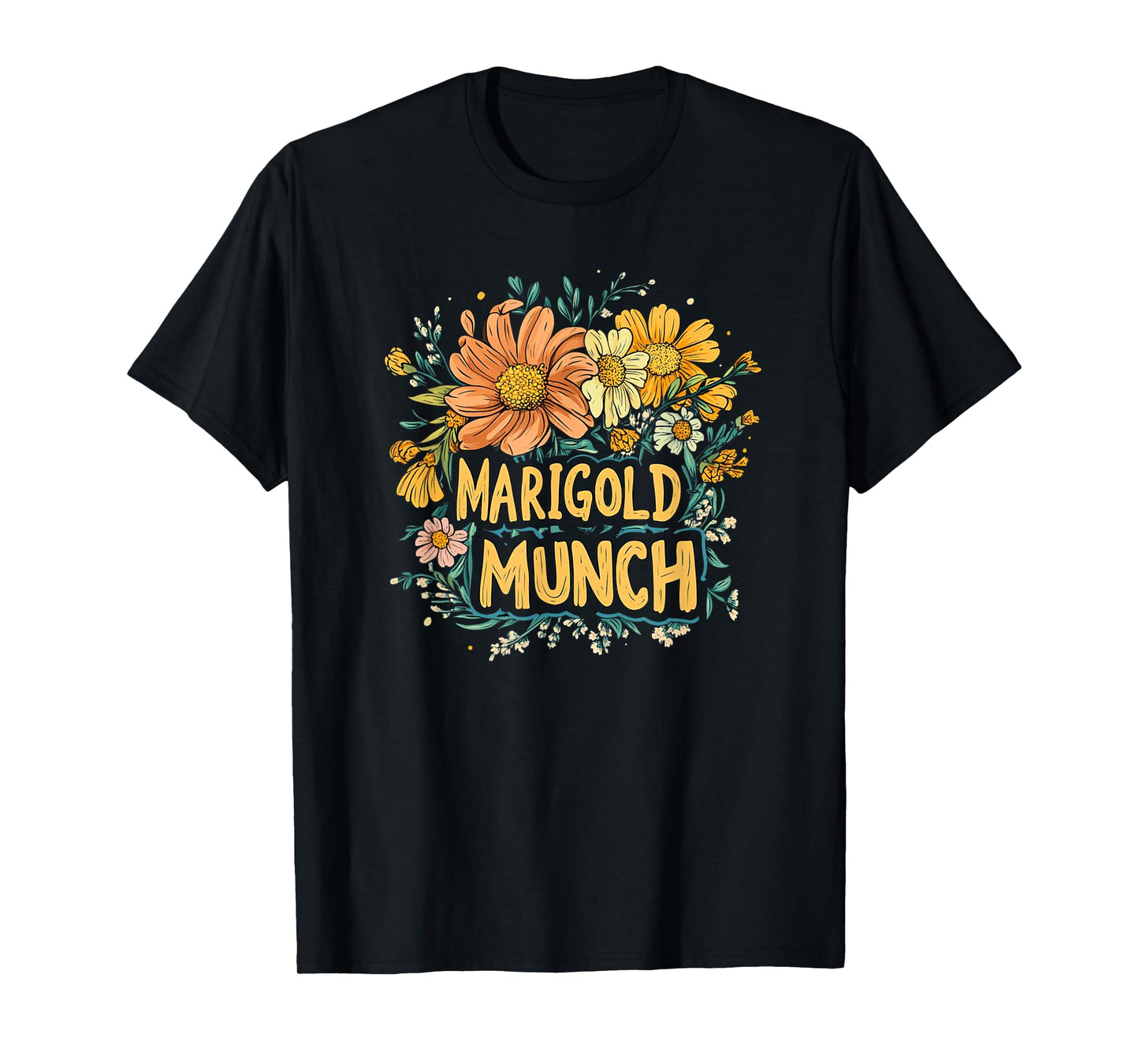 Great Marigold Munch Flowers for Boys and Girls T-Shirt