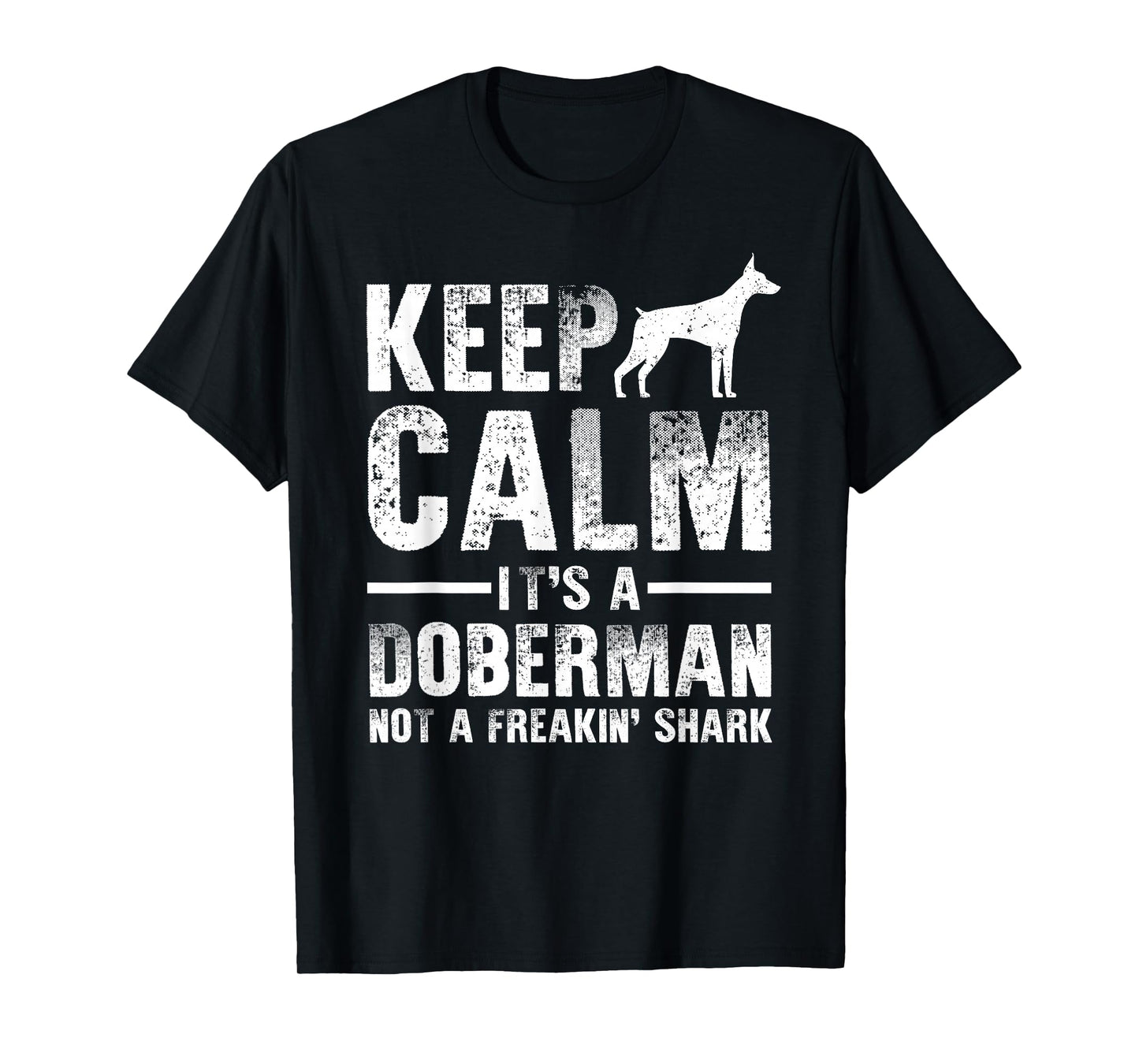 Funny Doberman Art Men Women Doberman Pinscher Dog Walker T-Shirt