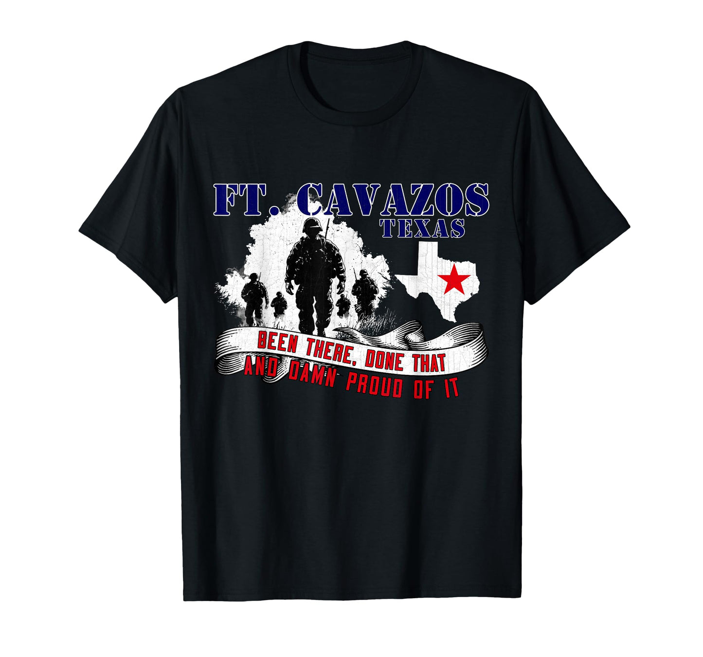 Fort Cavazos Texas US Military Base Veterans Day T-Shirt