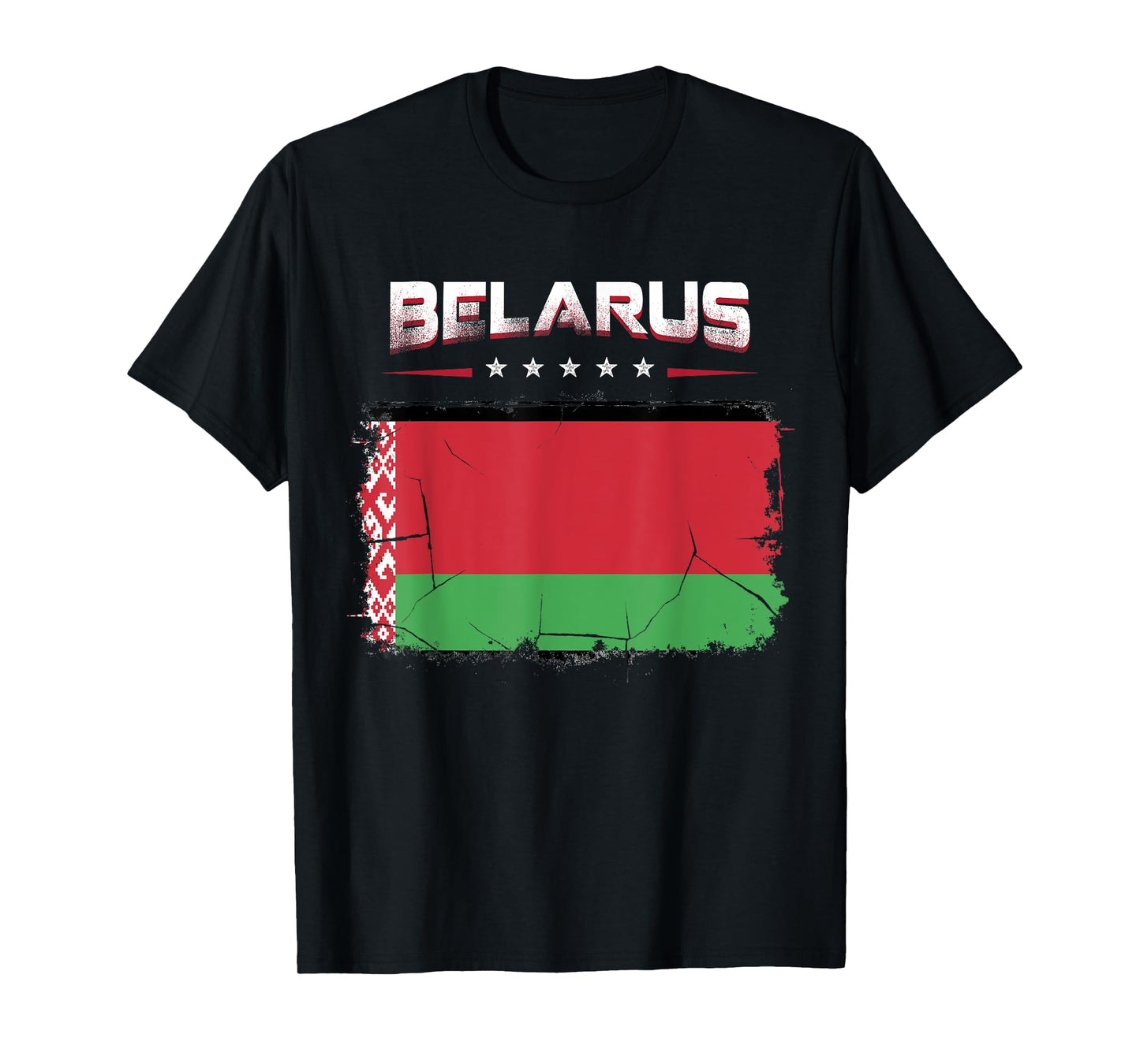 Patriotic Vintage Belarusian Flag Belarus T-Shirt