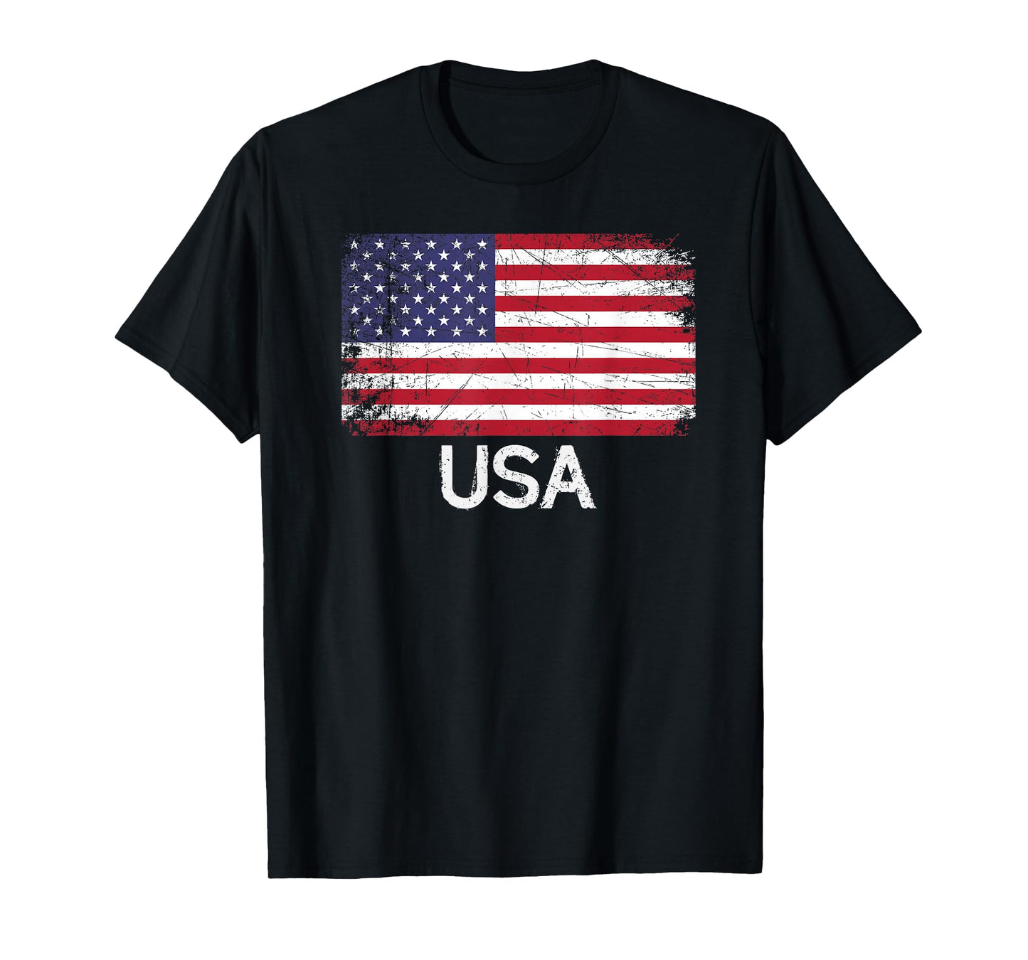 American Flag | Vintage Made In USA United States Gift T-Shirt