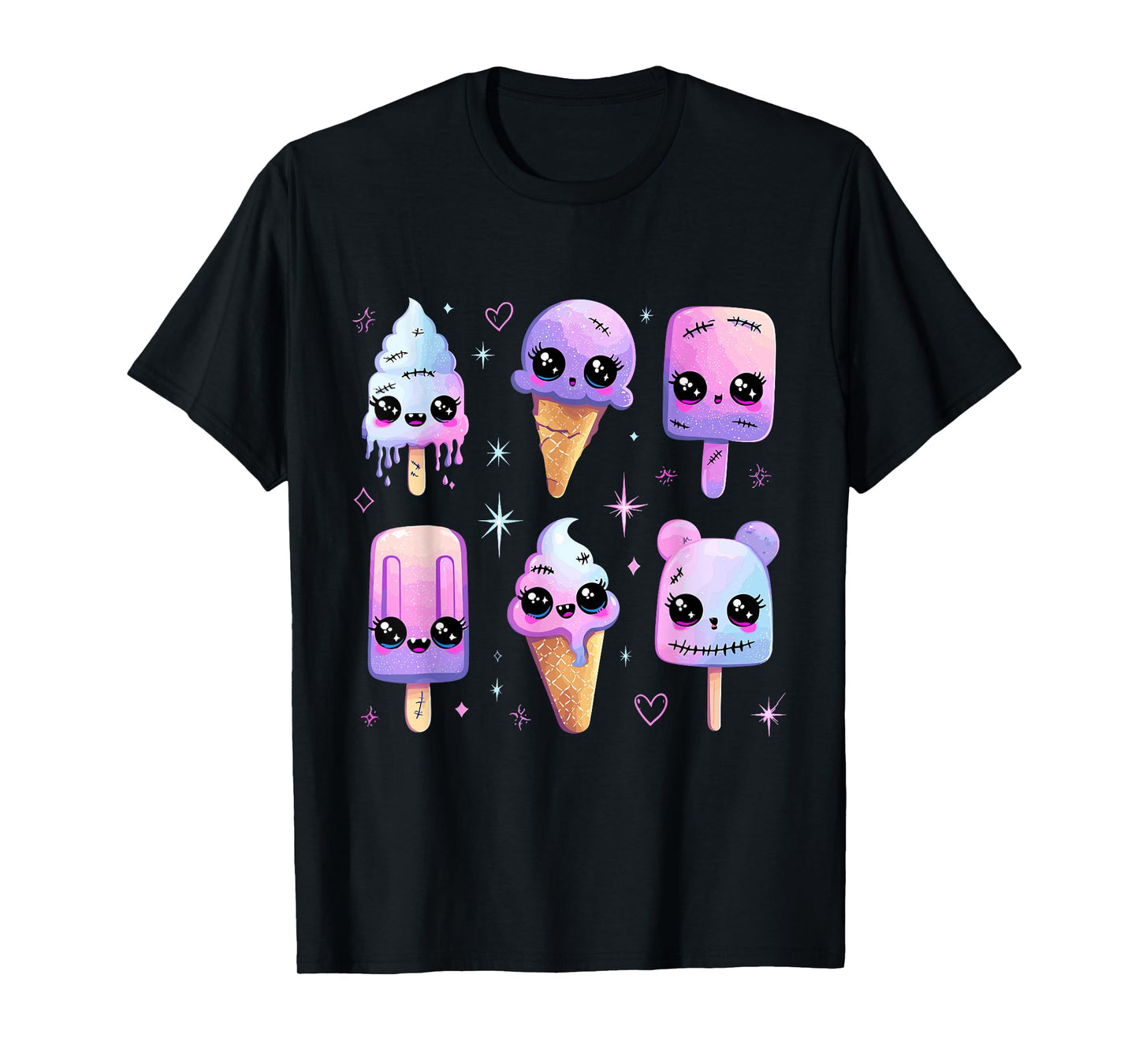 Funny Spooky Horror Halloween Ice Cream Summer Toddler Kids T-Shirt
