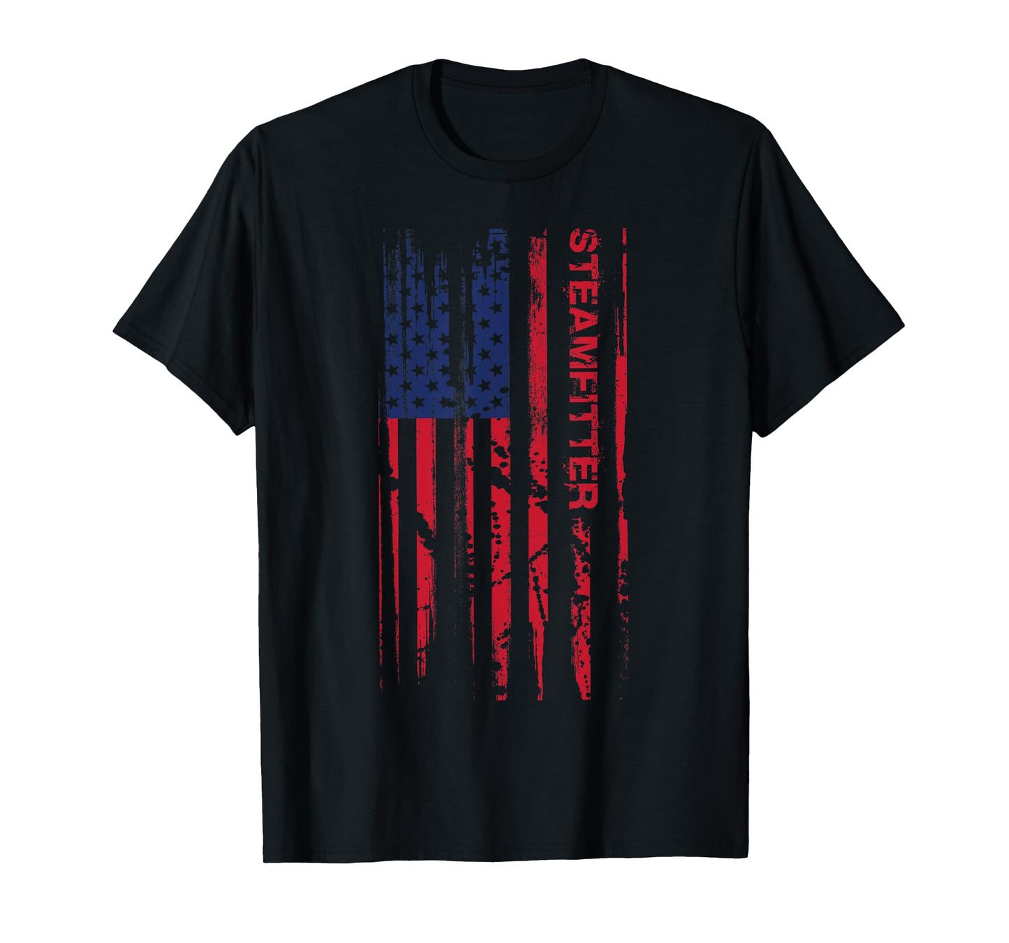 Steamfitter American Flag Freedom Welders Gift T-Shirt