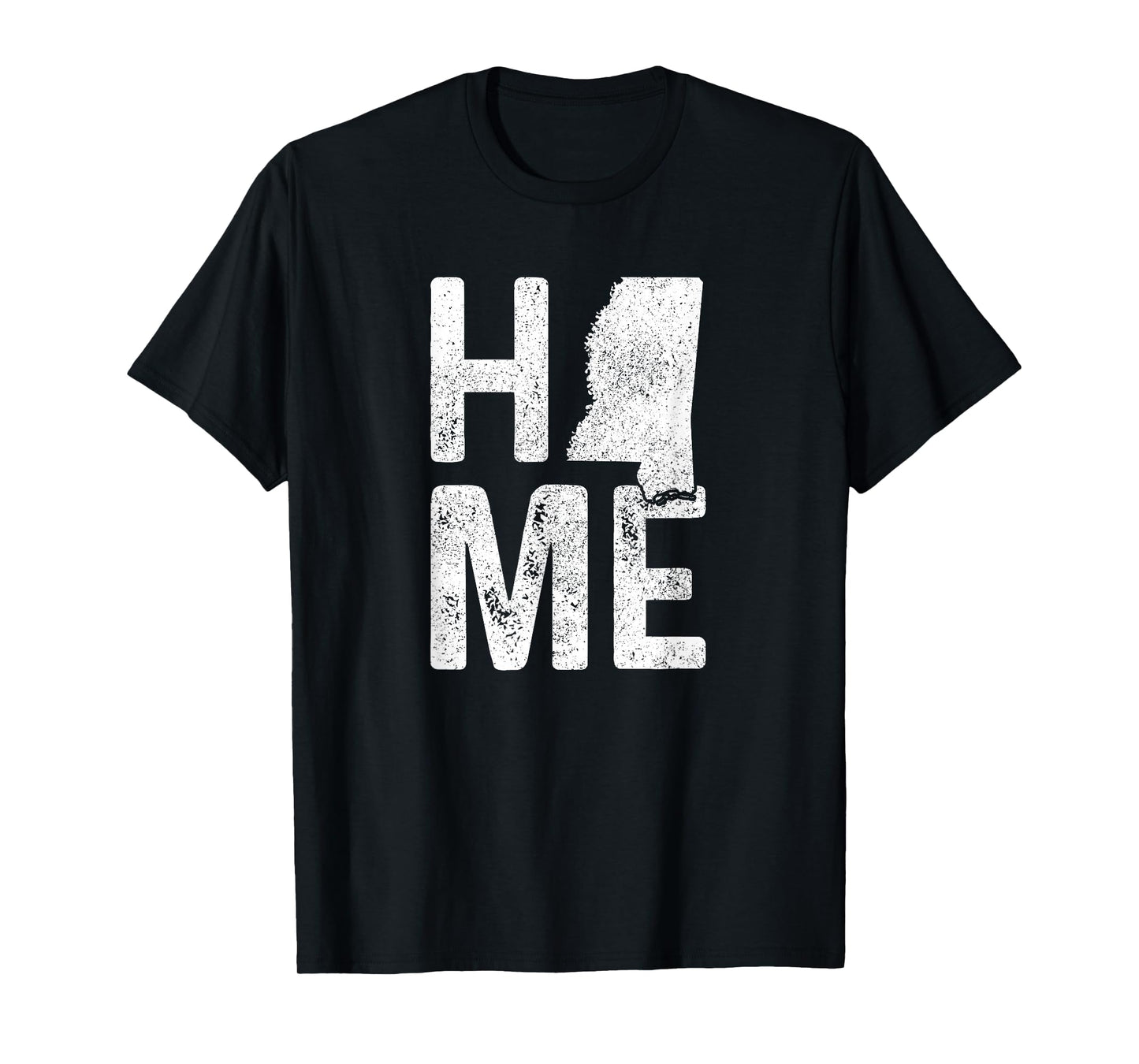 Mississippi Home Vintage State Map Pride Gift T-Shirt