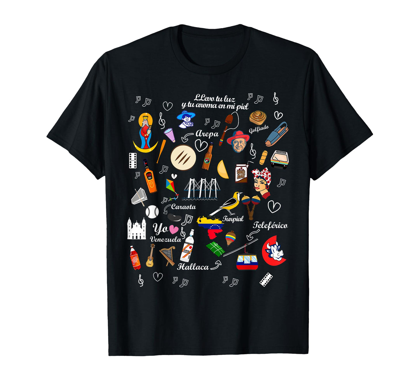 I Am a Proud Venezuelan Black T-Shirt