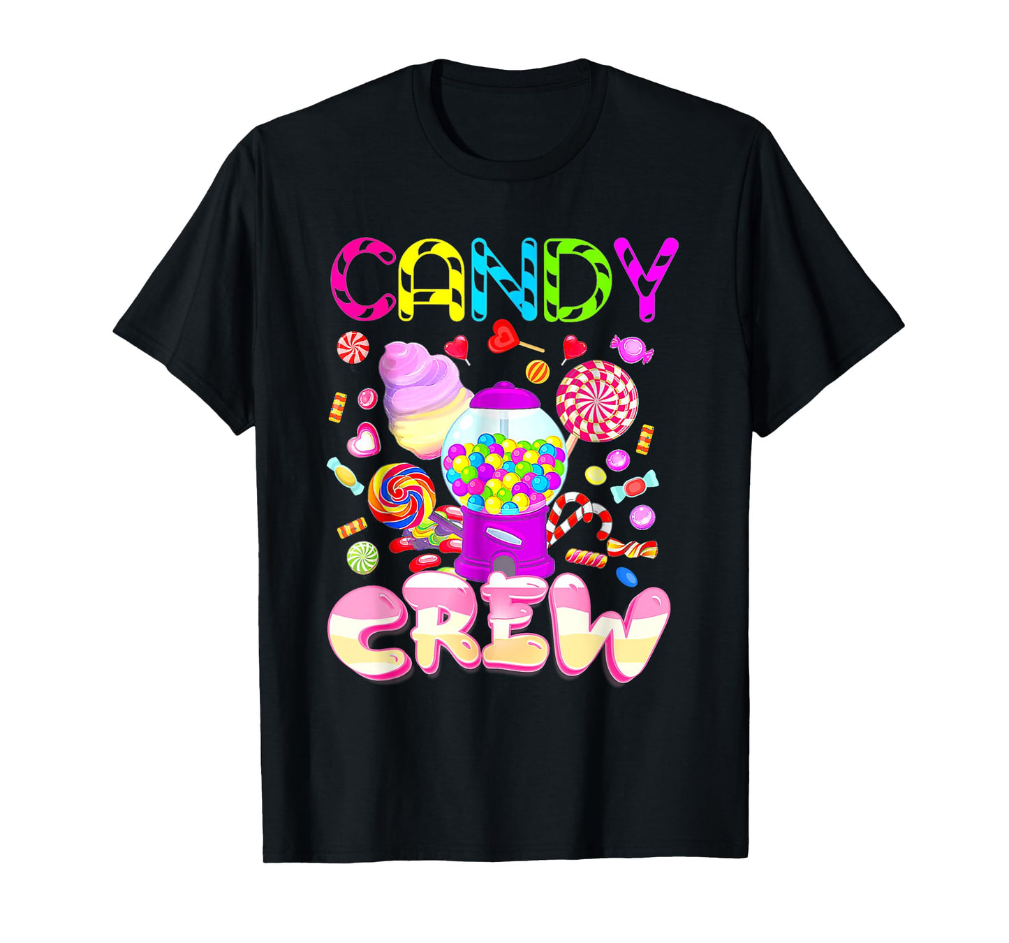Candy Crew Costume Candy Land Kids Boy Girls Sweet Foods T-Shirt