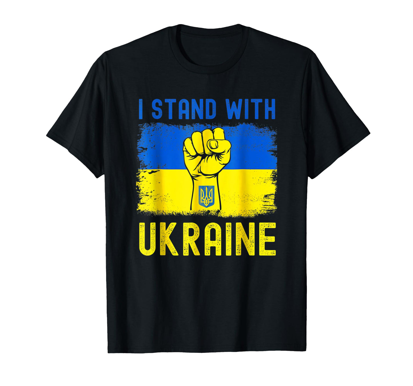 Support Ukraine flag I Stand With Ukraine T-Shirt