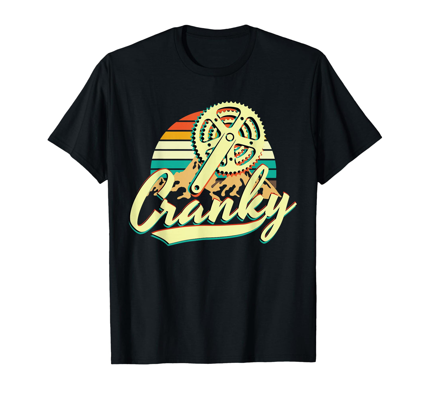 Bicycle Cranky Retro Vintage Gift For Cycling Lovers T-Shirt