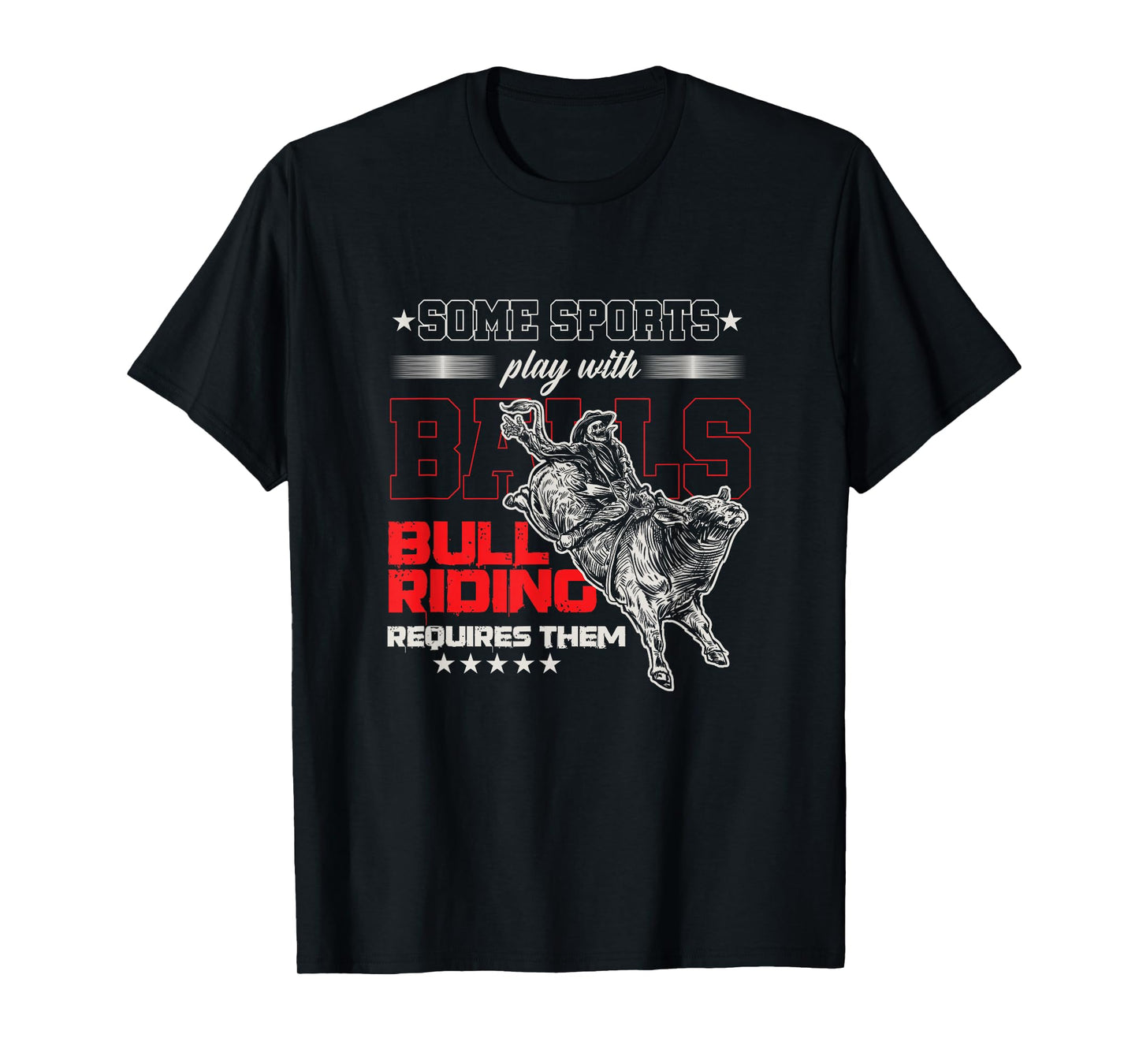 Rodeo Bull Bull Riding Cowboy Bull Rider Gift T-Shirt