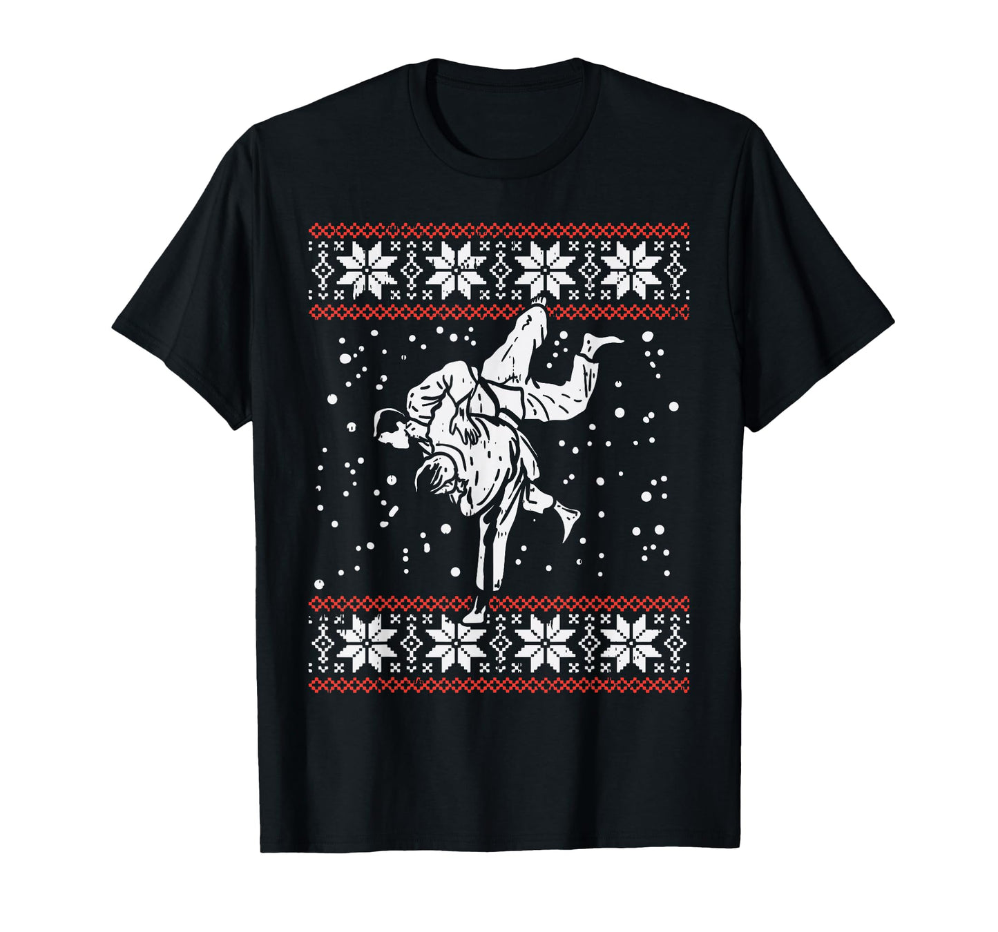 Brazilian Jiu Jitsu Judo Throw Christmas Martial Arts Gift T-Shirt
