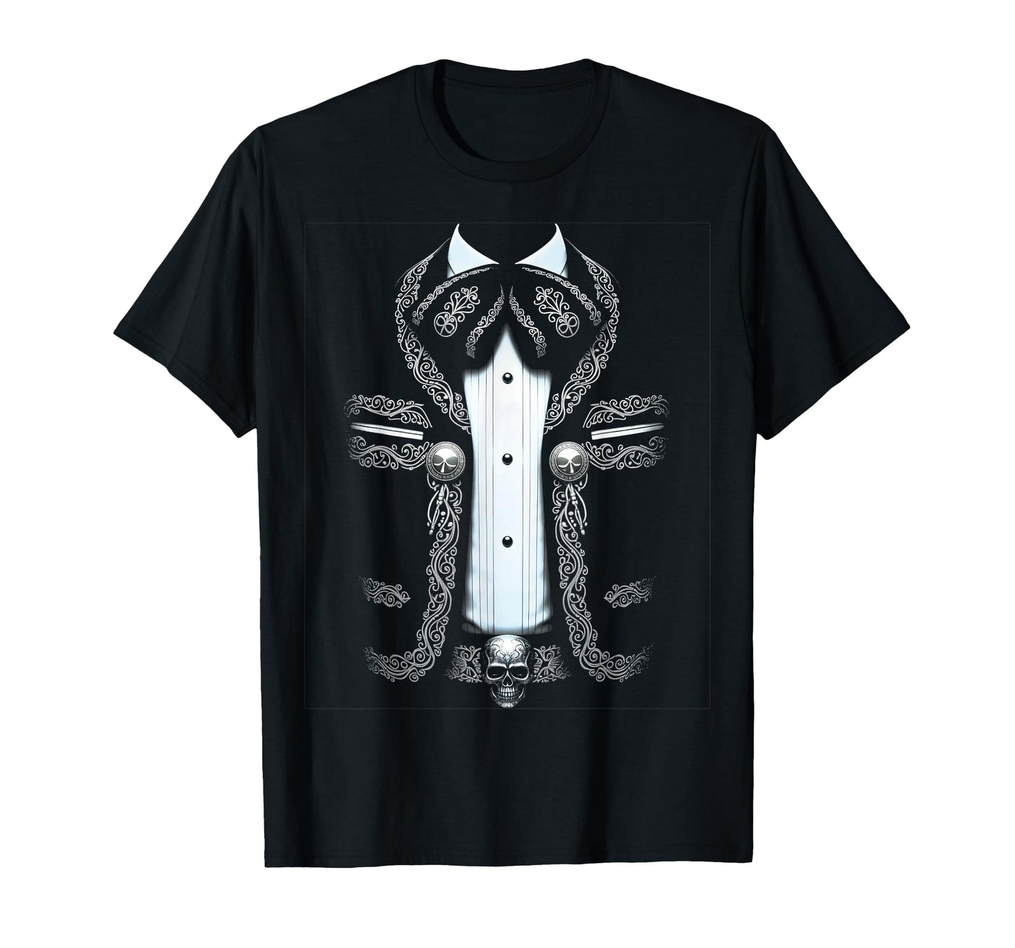 Mexican Mariachi Costume Funny Mexican Charro T-Shirt