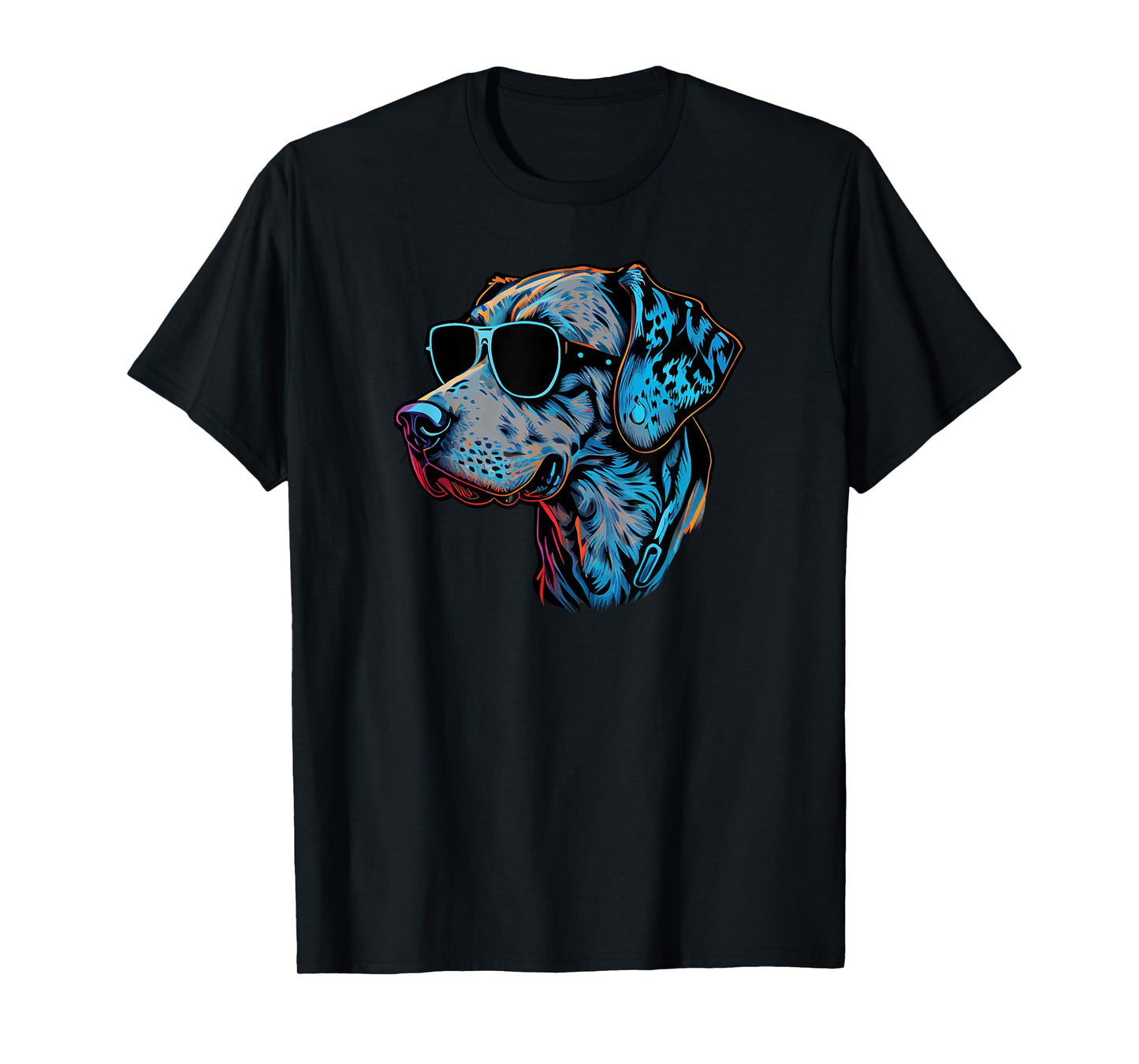 Dad Mom Cool Dog Sunglasses - Catahoula Leopard T-Shirt
