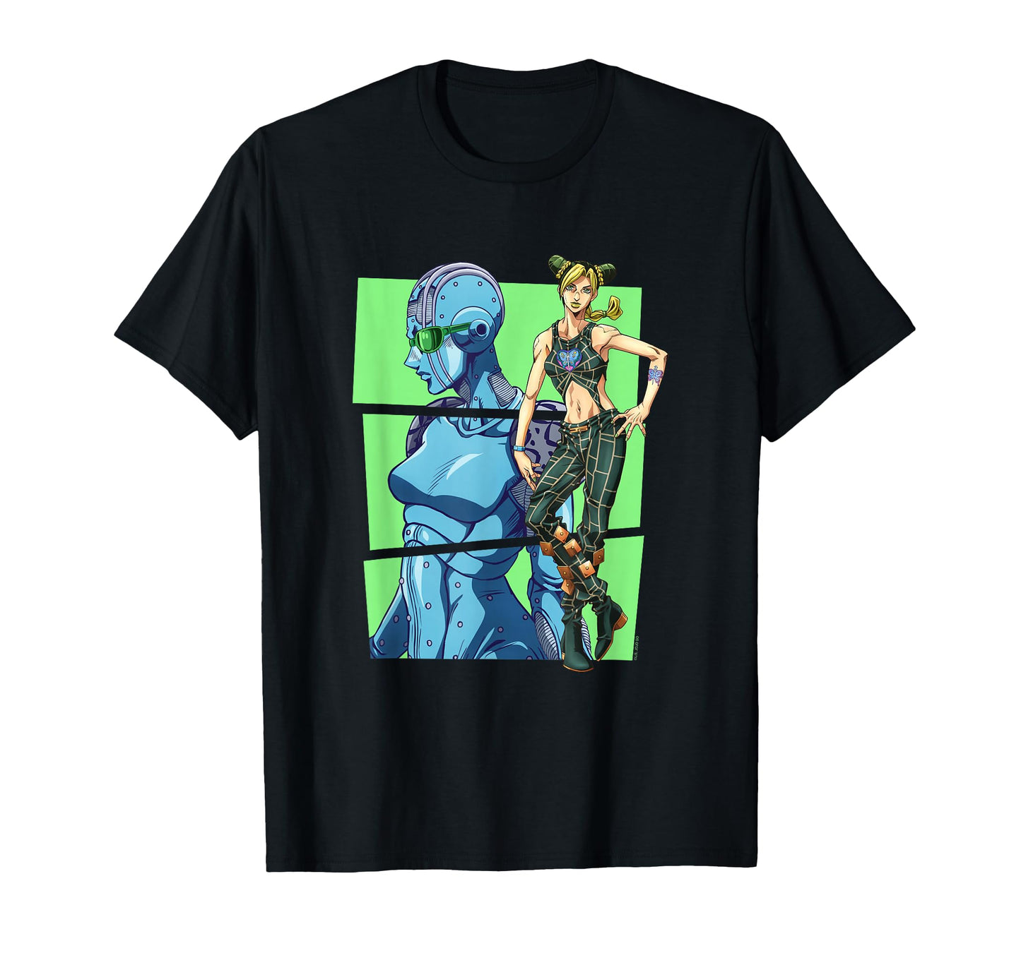 JoJo's Bizarre Adventure Part 6 Jolyne & Stone Ocean Blocks T-Shirt