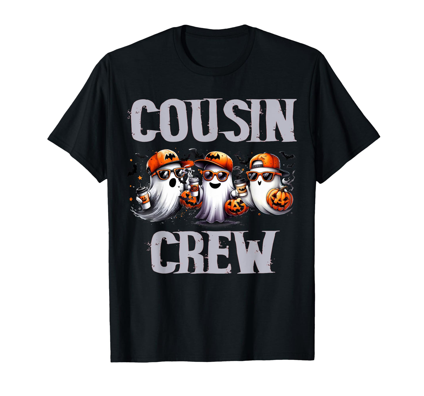 Halloween Cousin Crew Boo Ghost Kid Girl Boy Toddler Funny T-Shirt