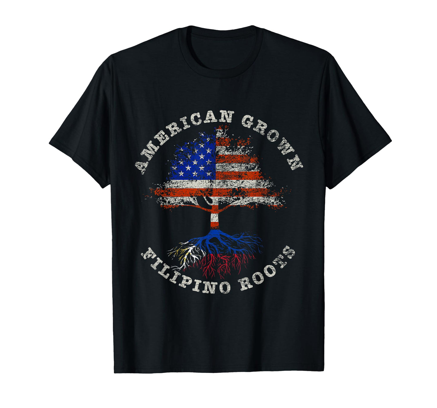 American Grown With Filipino Roots Philippines T-Shirt