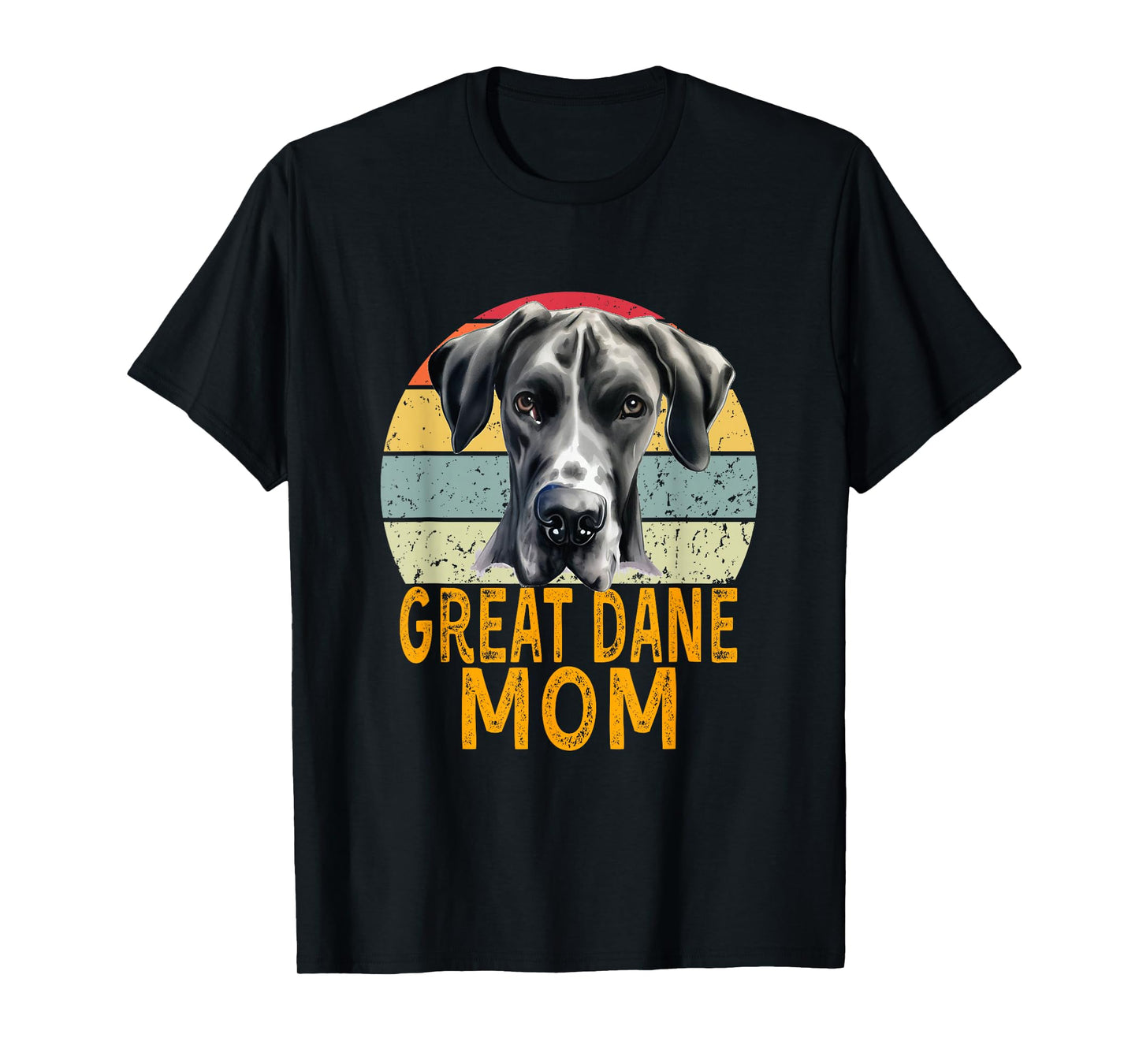 Great Dane Dog Mom Retro Vintage My Dogs are My Cardio T-Shirt