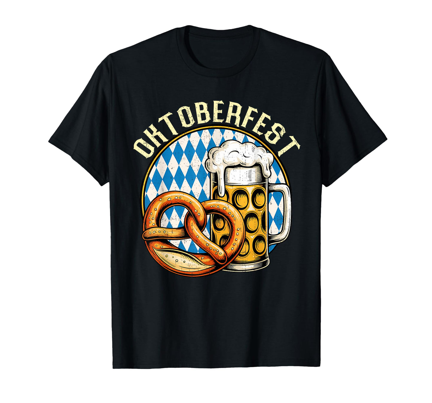 Oktoberfest Brezel Bier Pretzel Beer Funny Party Men Women T-Shirt