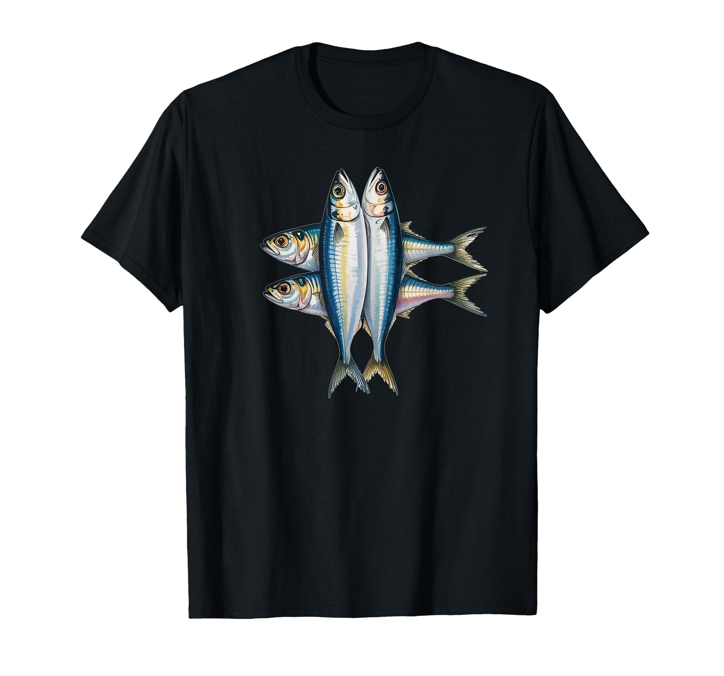 Sardines Fishing Lover Shirt for Seafood Enthusiasts Men T-Shirt