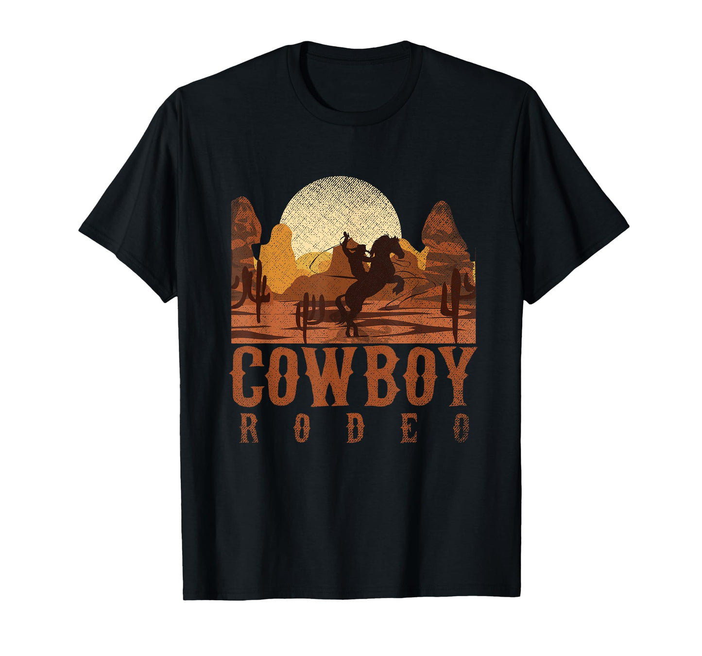 Cowboy Rodeo Western Texan Gift Horseback Riding Cowboy T-Shirt