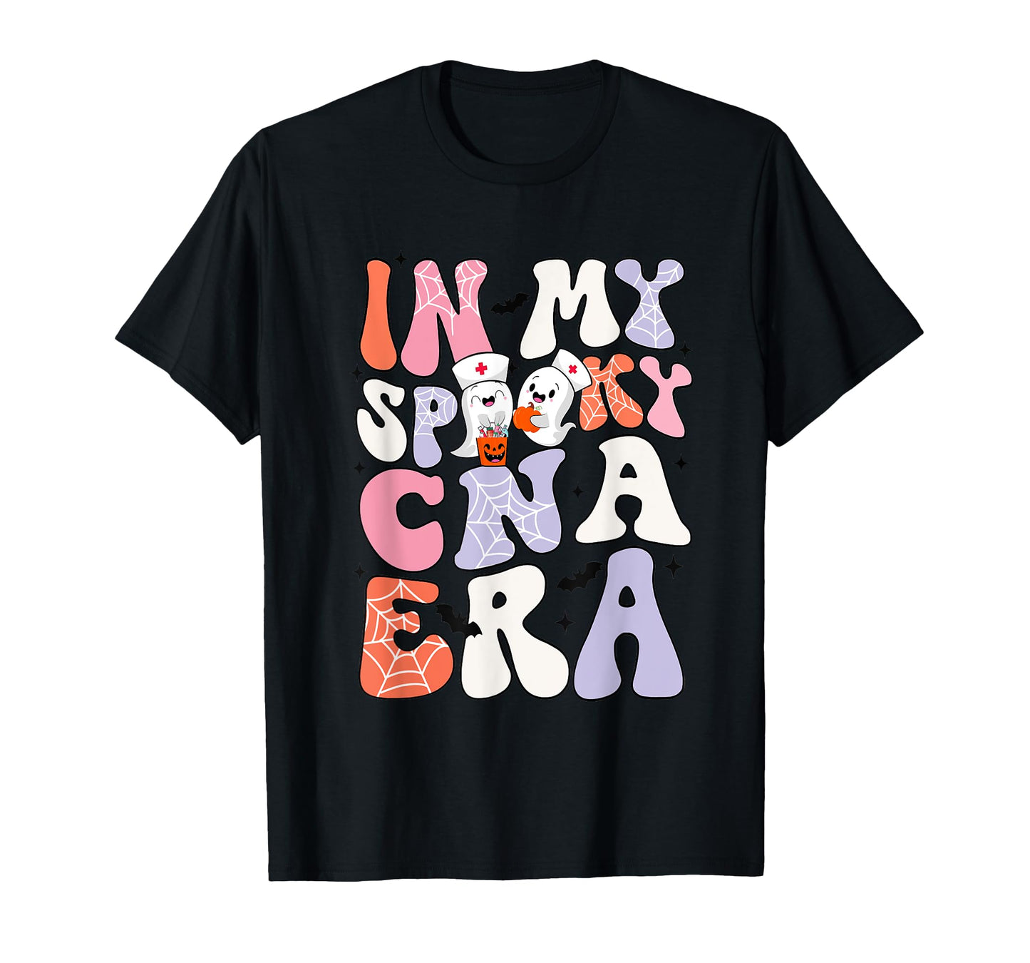 In My Spooky CNA Era Halloween Certified Nursing Assistants T-Shirt