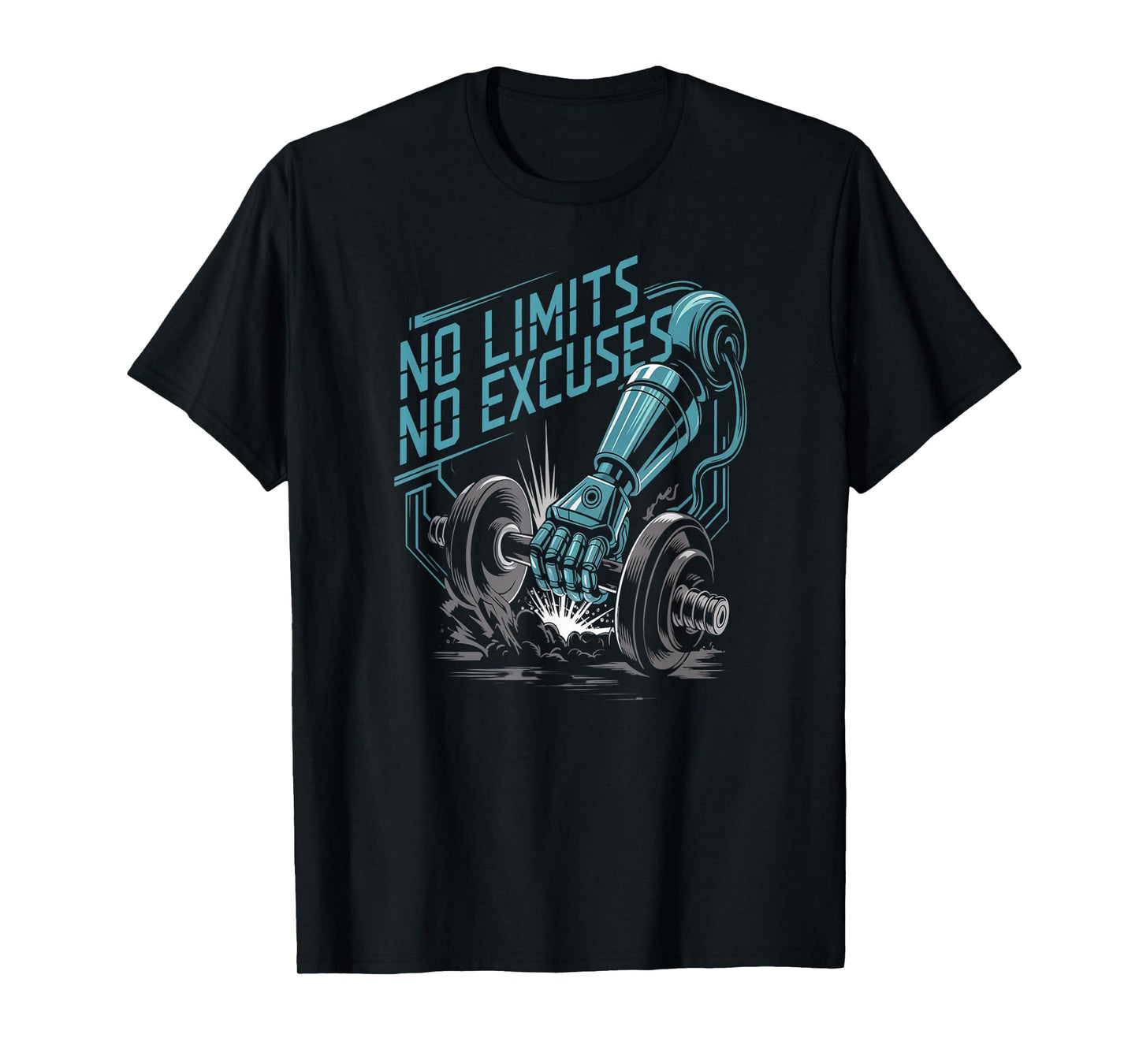 Relentless Strength Robotic Power Gym Fitness T-Shirt