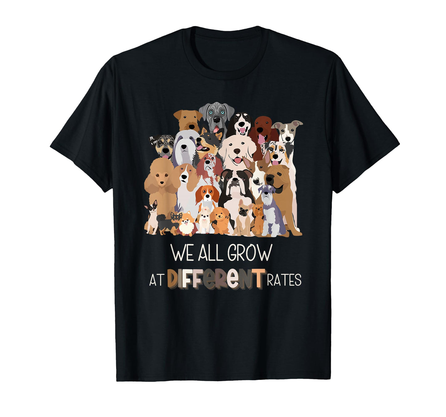 Growth Mindset Classroom Teacher, Dog theme, Diversity T-Shirt