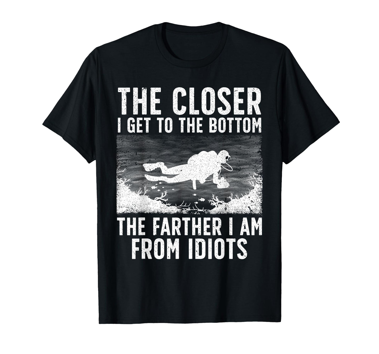 Funny Scuba Diving Art For Men Women Scuba Dive Diving Diver T-Shirt