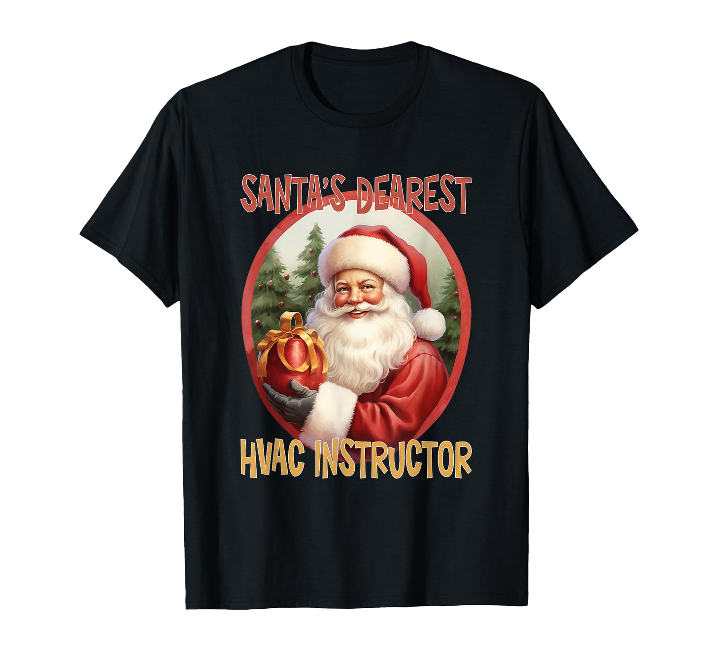 HVAC Instructor Christmas Holiday Love Xmas T-Shirt