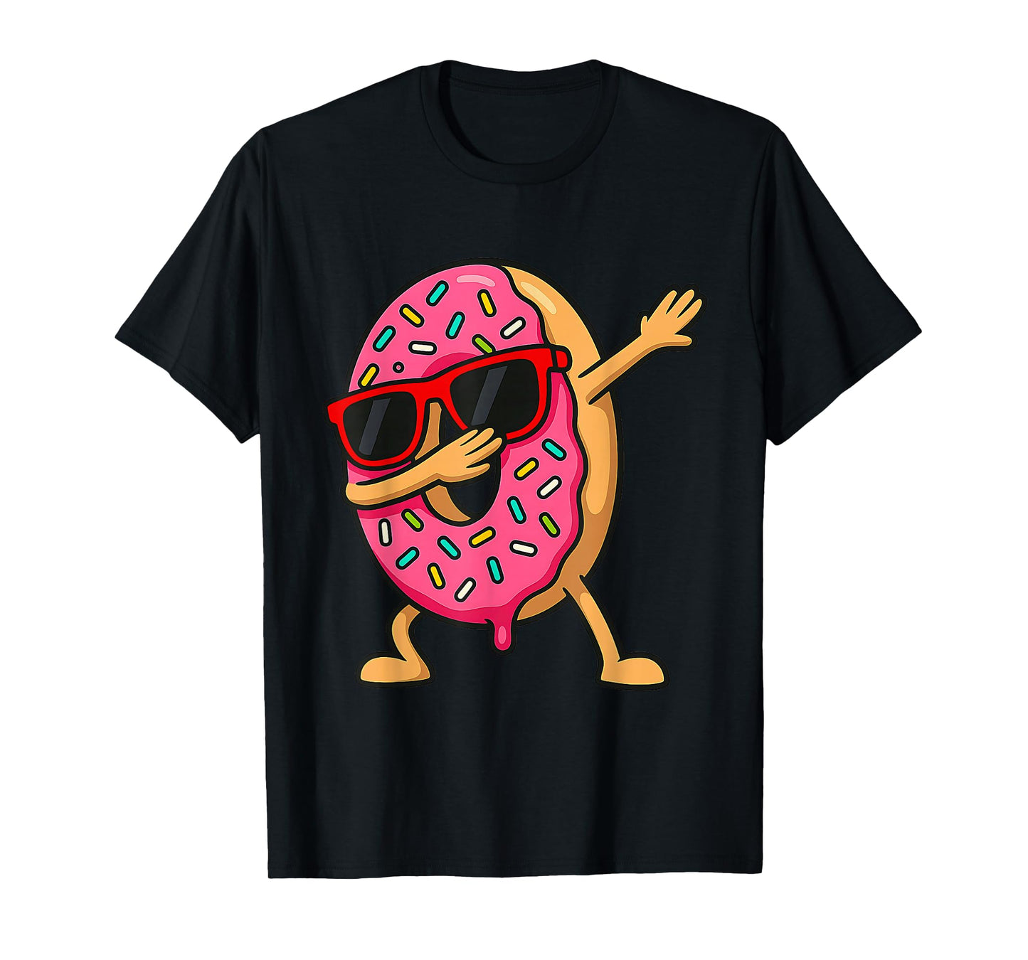 Cool Dabbing Donut Graphic Funny Dab Food Lover Men Women T-Shirt