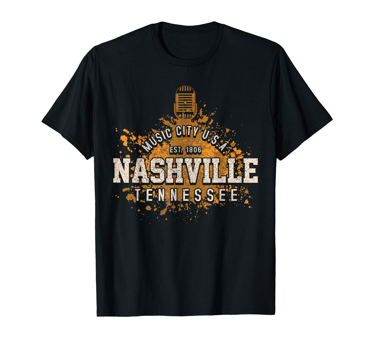 Nashville - Music City Tennessee Country Music Souvenir T-Shirt