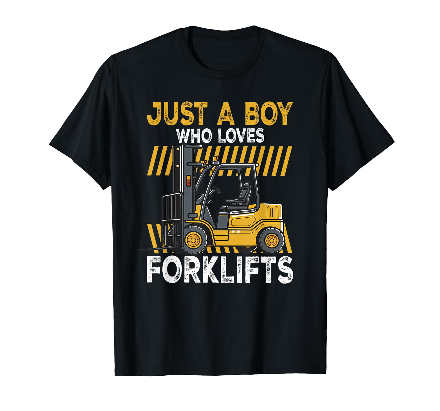 Funny Forklift Shirt Just a Boy Who Loves Forklifts T-Shirt