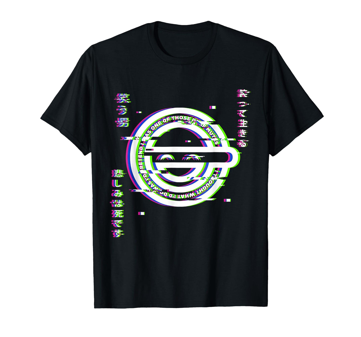 Ghost Hacker Laughing Japanese Man Anime and Manga Otaku T-Shirt