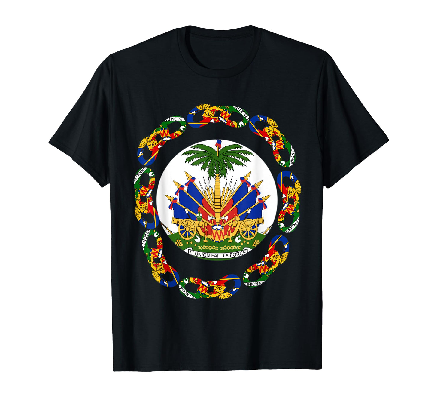 Haitian Pride for Haiti Flag Day Gift Ayiti Chains Zoe T-Shirt