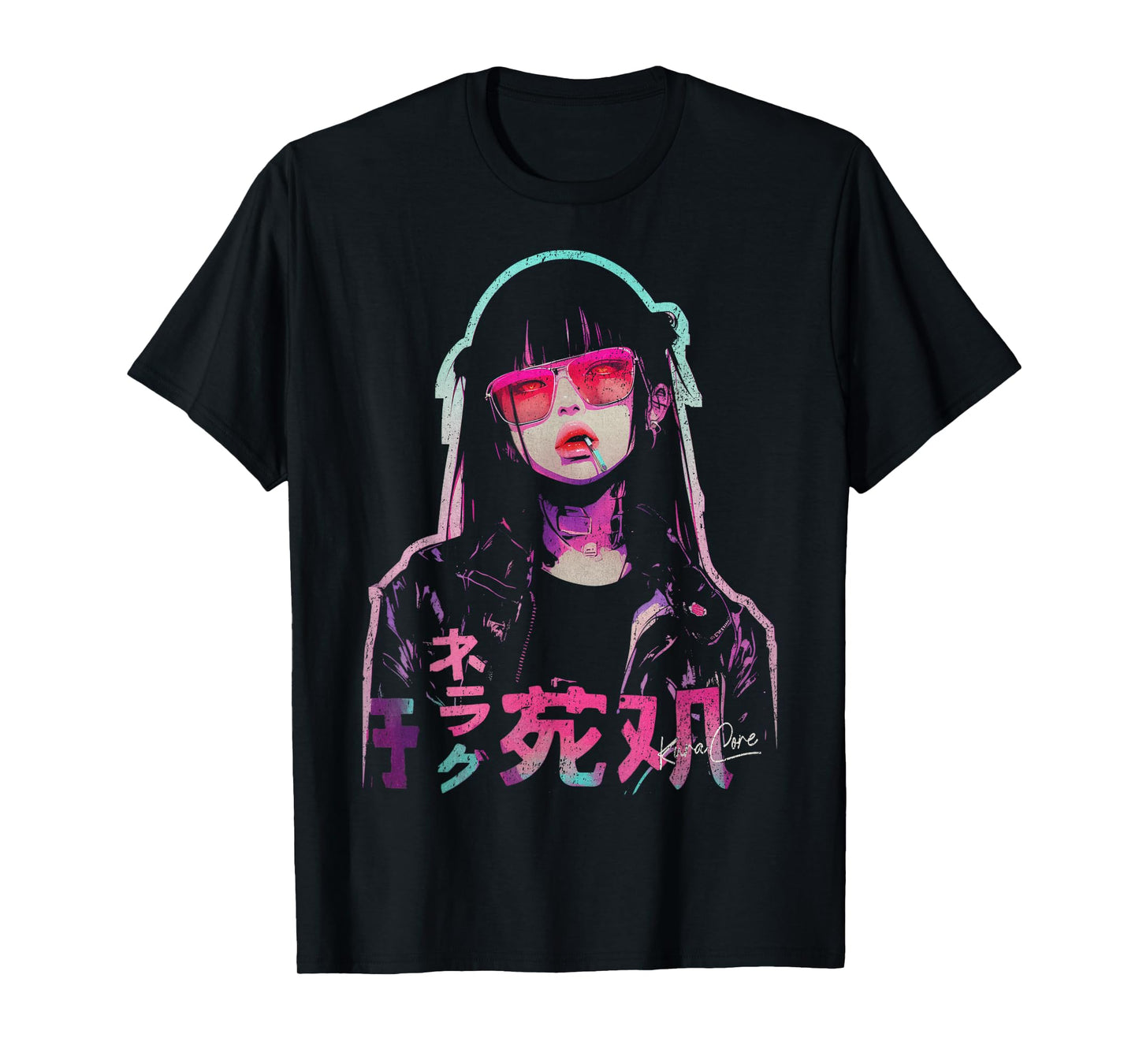 Japanese Streetwear Cyberpunk Y2K Retro Techwear Manga Anime T-Shirt