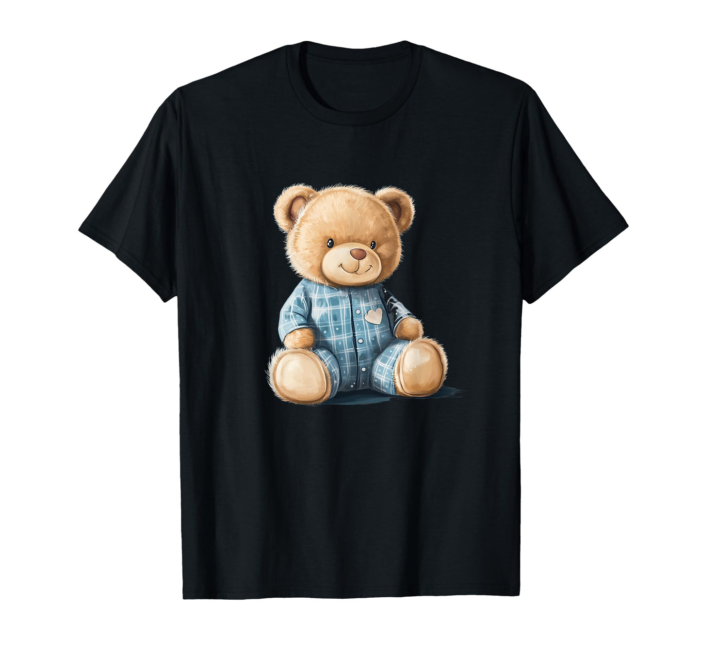 Sleepy Teddy Bear in Cute Pajama Outfit T-Shirt