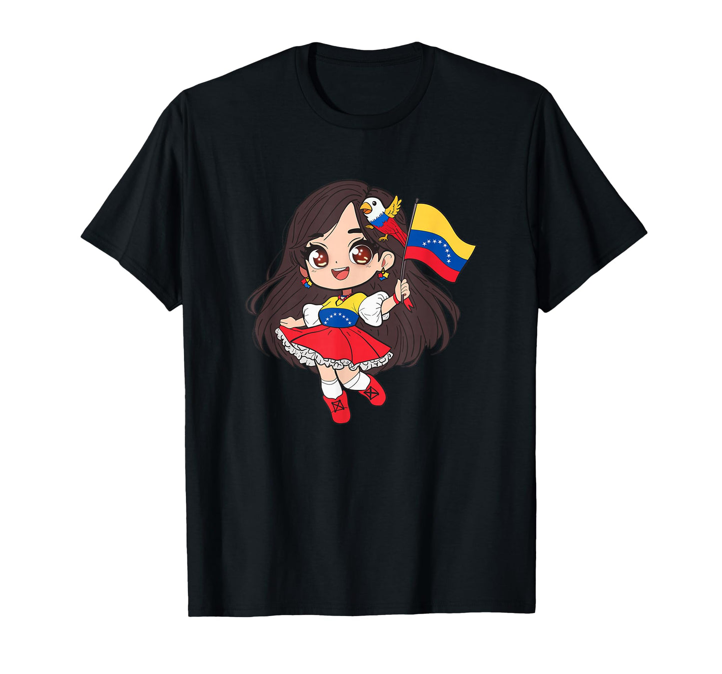 Venezuela Woman Venezuelan Flag Day Hispanic Girl T-Shirt
