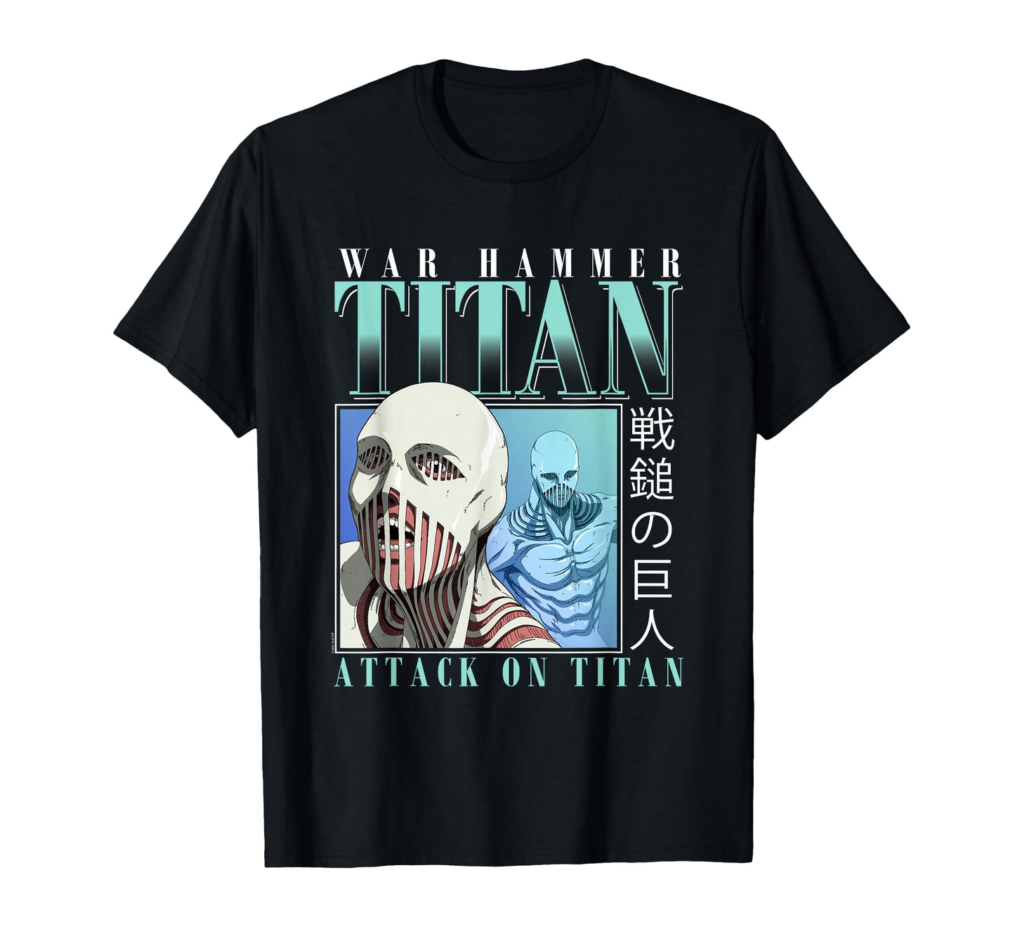 Attack on Titan Season 4 War Hammer 90's Collage Anime T-Shirt