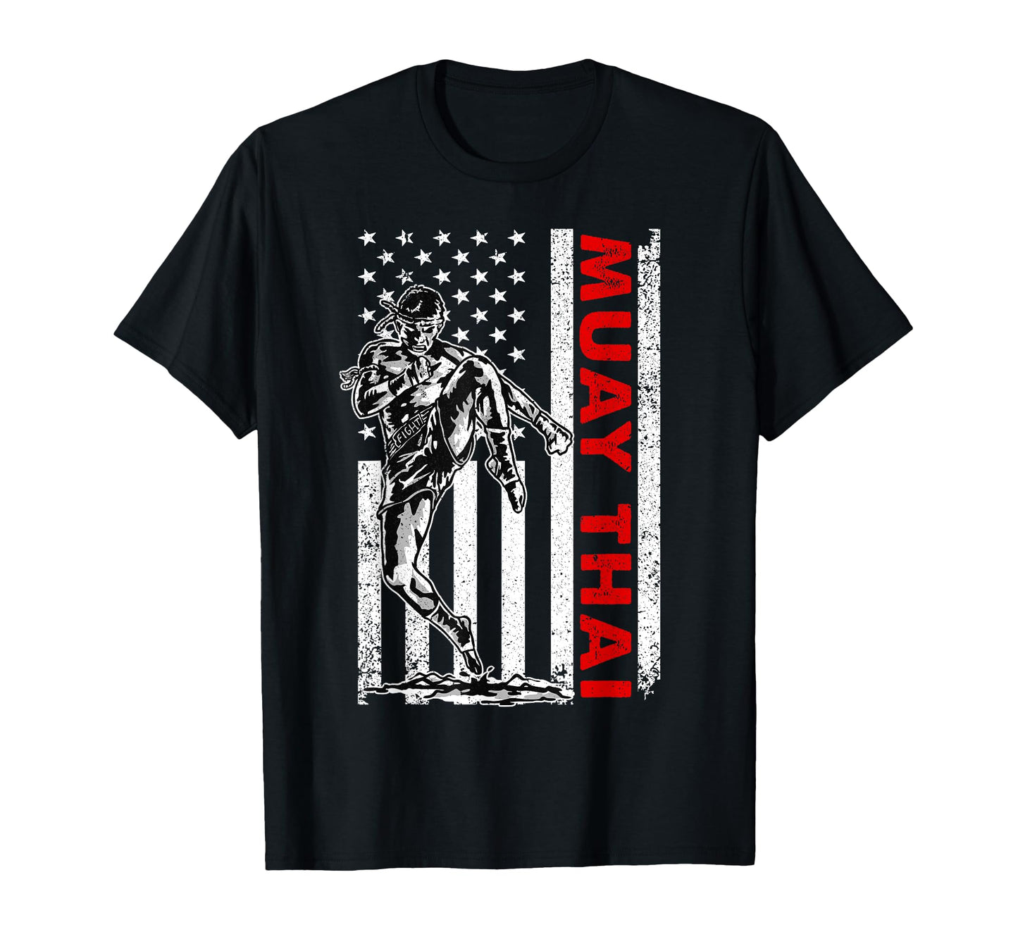 Funny Muay Thai Art For Men Women Kids Muay Thai Kickboxing T-Shirt