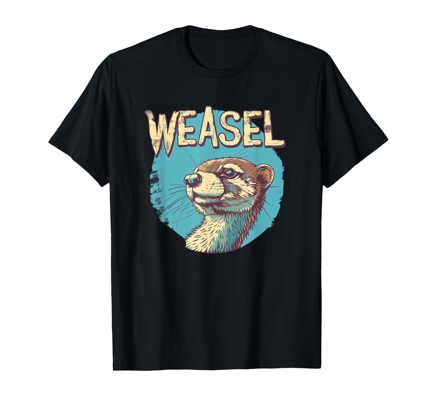 Funny Weasel Face Outfit for Man and Woman T-Shirt