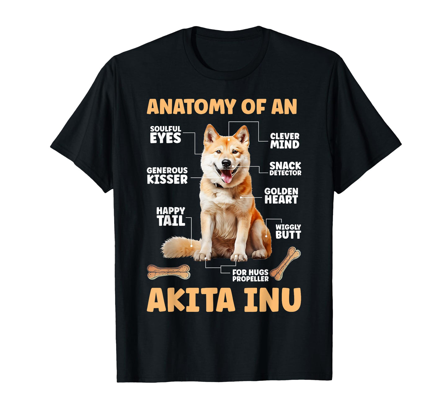 Anatomy Of An Akita Inu Owner Akita Inu Mom Akita Inu Dad T-Shirt