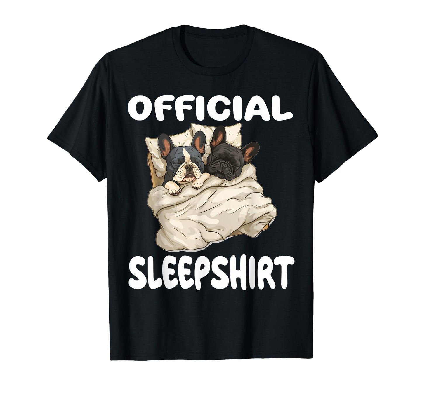 French Bulldog Official Sleepshirt Pajamas Nightgown T-Shirt