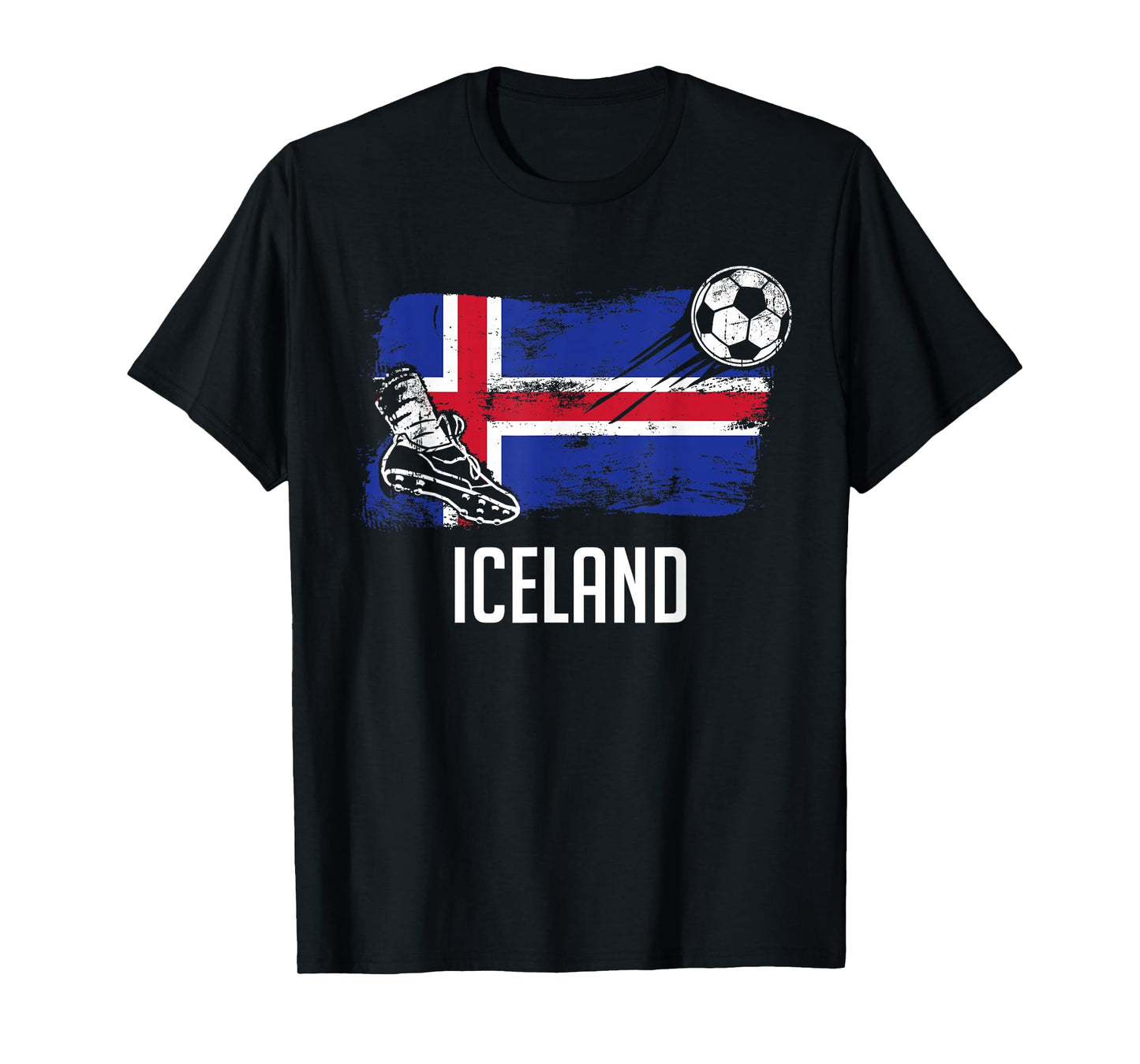 Iceland Flag Jersey Icelandic Soccer Team Icelandic T-Shirt