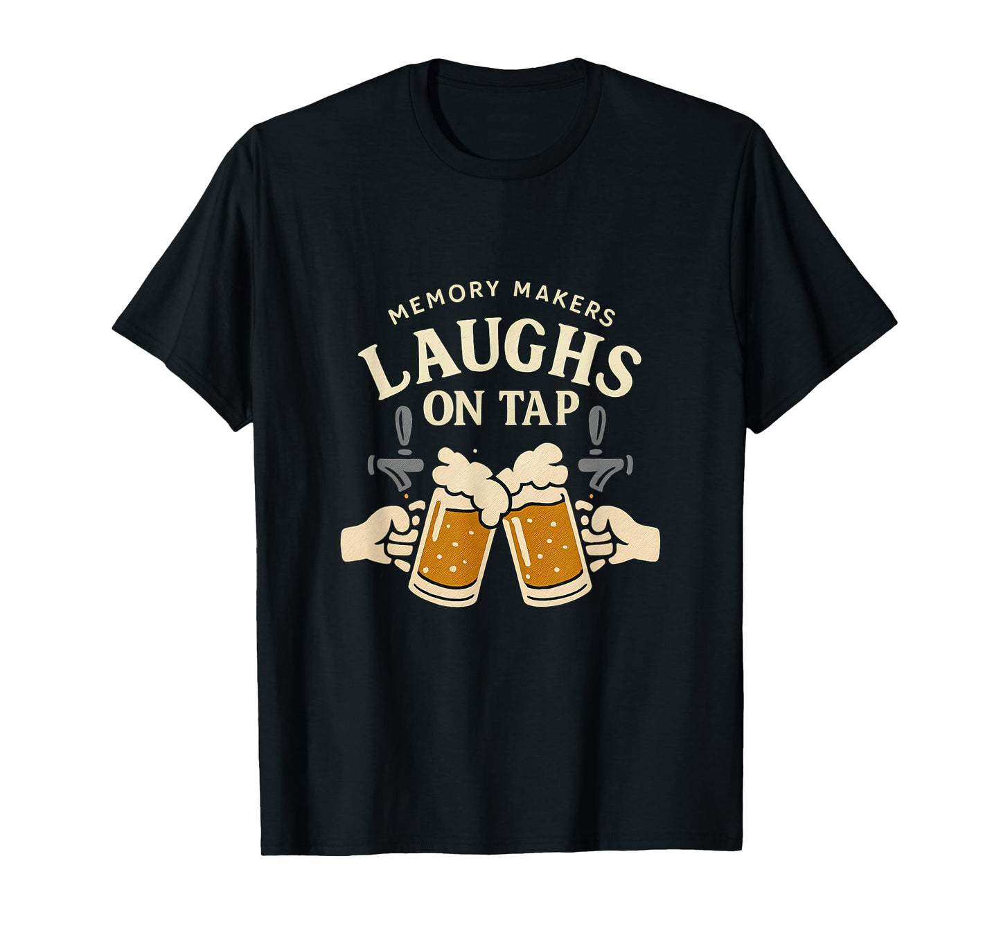 Laughs on Tap Beer Pub Sign Party Novelty T-Shirt