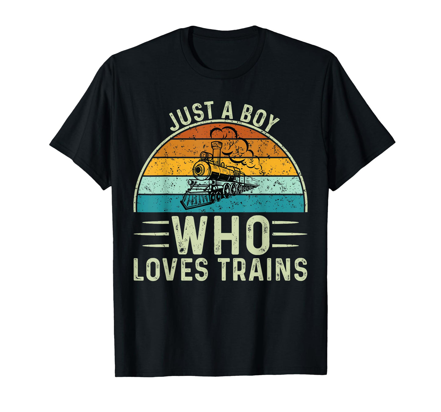 Just A Boy Who Loves Trains T-Shirt