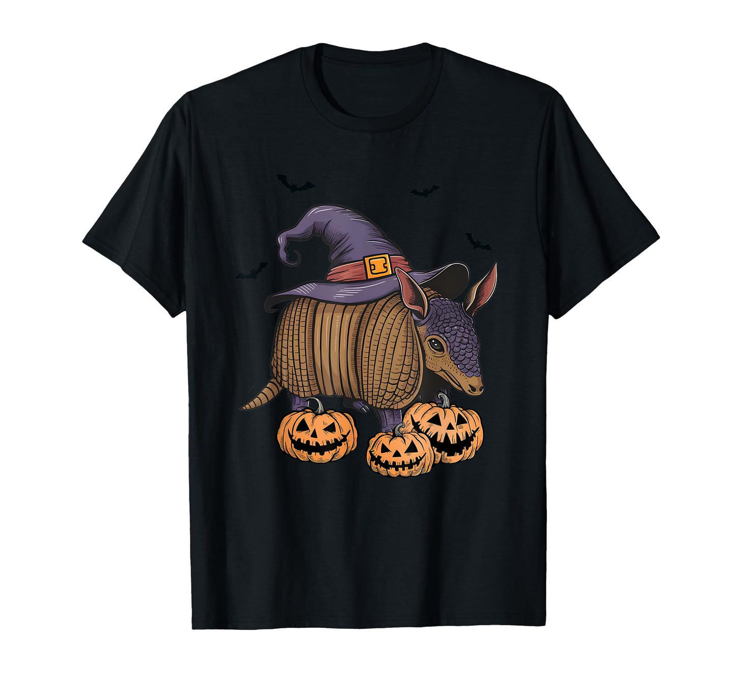 Halloween Armadillo Funny Witch Armadillo Costume girls kids T-Shirt