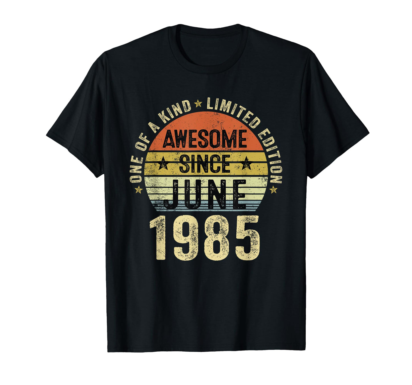 Vintage Awesome Since June 1985 Limited Edition 40th Bday T-Shirt