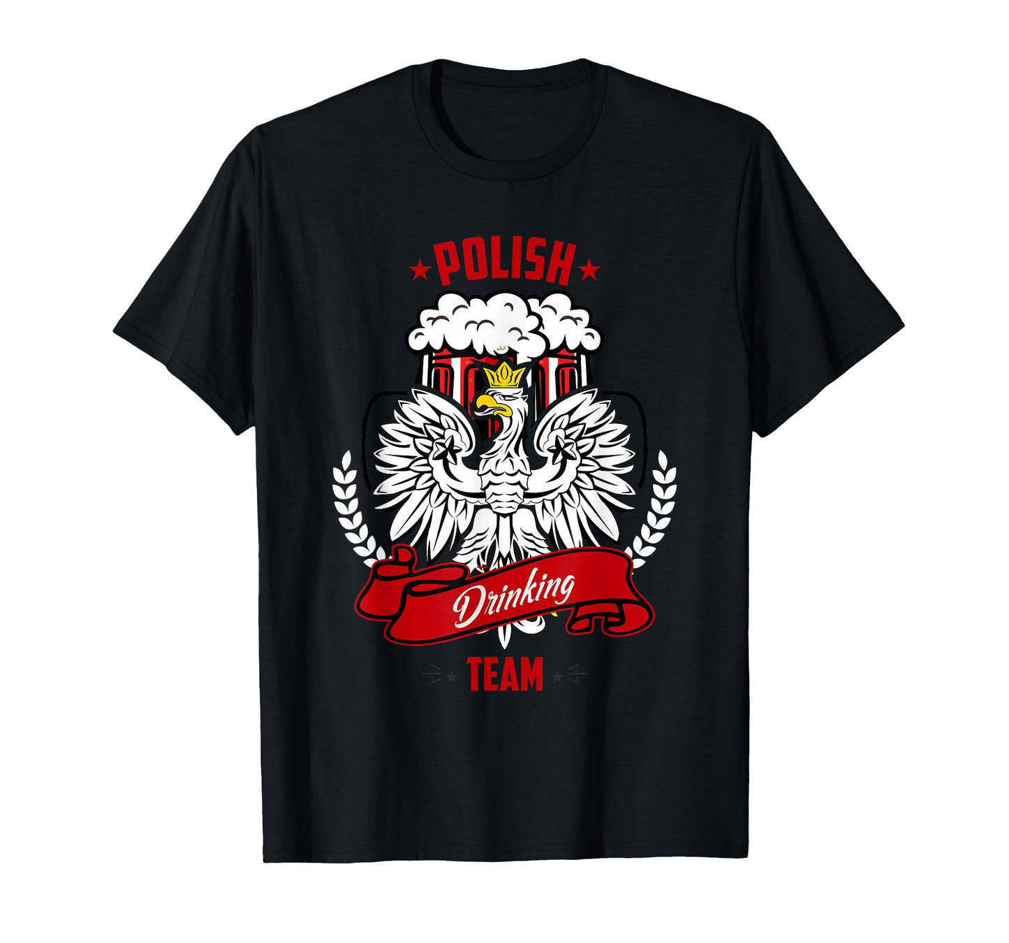 Polish Drinking Team Funny Poland Party Beer T-Shirt